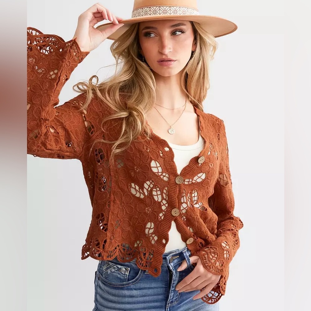 Crochet Lace Cardigan